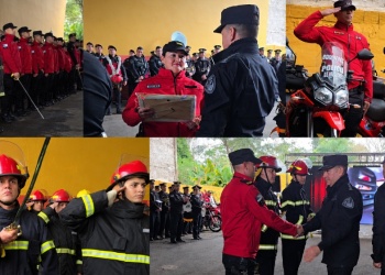 La Dirección de Bomberos de la Policía de Misiones celebró sus 96 años de servicio