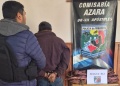 Azara: Robaba cables de una empresa, fue descubierto y terminó detenido