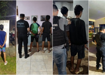 Violencia familiar, robos y disturbios: siete detenidos en Posadas y Garupá