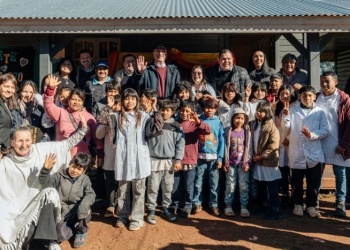 Inauguraron el edificio de la Escuela 970 de la aldea Guapoy Poty