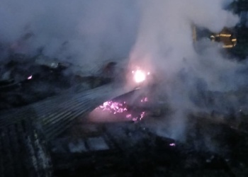 Voraz incendio consumió un depósito en Posadas