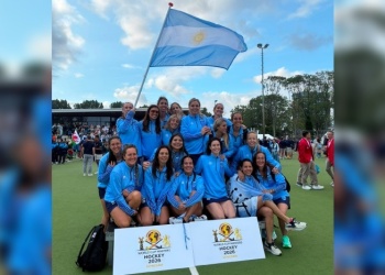 Copa del Mundo Máster de Hockey: Marita Vera volvió a festejar por duplicado y con gol incluido