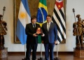 Milei se reunió con el gobernador de San Pablo y participará del lanzamiento de Flávio Bolsonaro