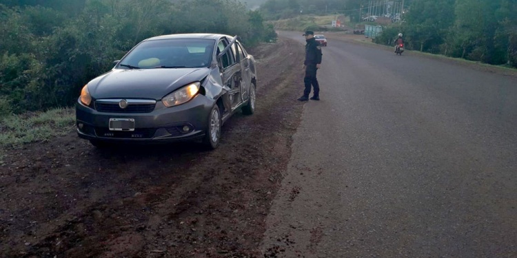 Un hombre resultó herido e n la ruta provincial 17, jurisdicción de Santiago de Liniers