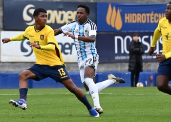 “Kiki” Ramos debutó esta semana con la selección Argentina Sub17 y ya hizo un gol