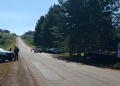 Volcó un camión sobre la Ruta Provincial 13 en San Vicente