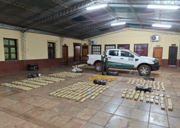 Incautaron más de 217 kilos de marihuana tras una persecución en Eldorado