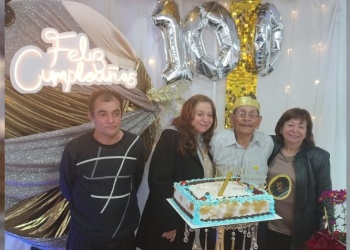 Festejaron en Campo Grande los 100 años de Don Yreneo Rodríguez