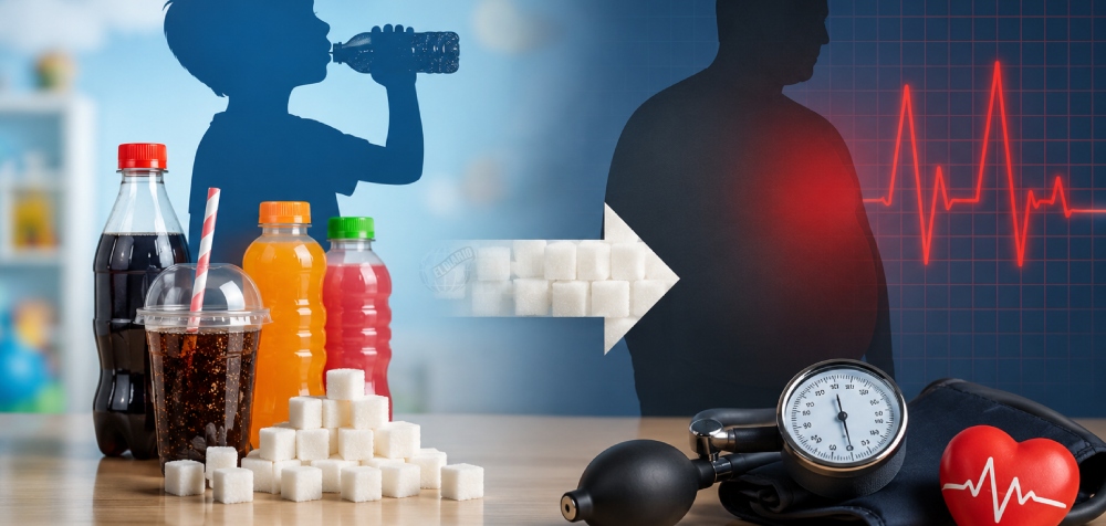 El consumo diario de bebidas azucaradas en la infancia podría pasar factura décadas después