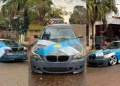 Misiones: pintó su BMW de celeste y blanco para alentar a la Selección