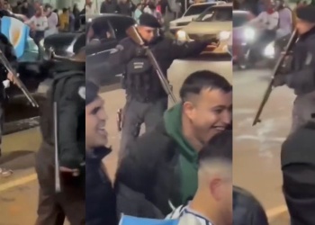 Video: polémica por operativo policial durante los festejos de Argentina en Puerto Rico