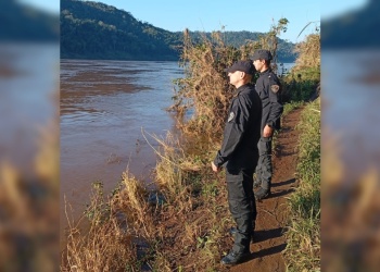 Sigue desaparecido el joven que cayó al río Uruguay mientras pescaba en El Soberbio