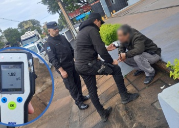 Un conductor alcoholizado chocó contra una camioneta de la Municipalidad de Posadas