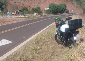 Bernardo de Irigoyen: motociclista despistó en la ruta 101 y sufrió una fractura
