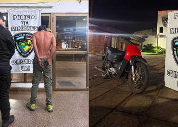 Detuvieron a un motociclista tras un altercado con policías