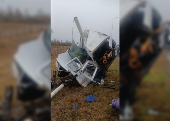 Un muerto y dos heridos tras un violento siniestro vial sobre la ruta 12 en Misiones