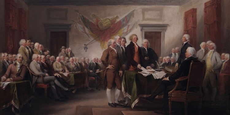 La Declaración de Independencia de EEUU (Imagen: Sepia Times)