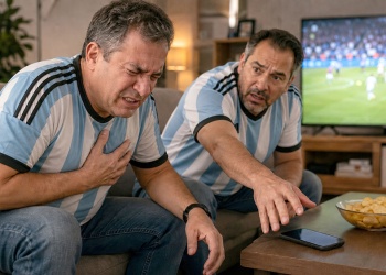Infartos y Mundial: los síntomas que no deben confundirse con nervios