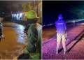 Lluvias intensas provocaron cortes de ruta, puentes y cierre del Parque Moconá
