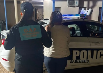 Mechera “fitness” fue detenida en Posadas tras robar suplementos de una farmacia