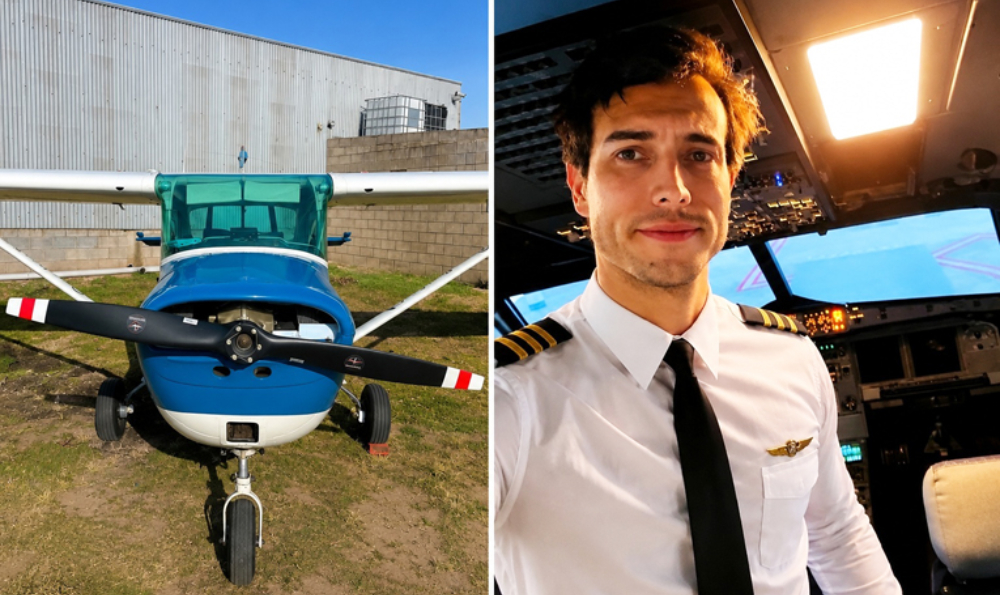 Un instructor de vuelo murió tras caer de su avioneta en pleno viaje y una alumna aterrizó la aeronave