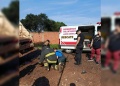 Un operario municipal sufrió una fractura al quedar atrapado por un camión compactador en Jardín América