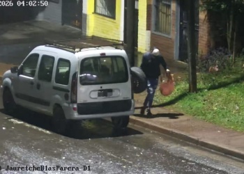 Detuvieron a un robarruedas tras ser captado por las cámaras del 911 en Posadas