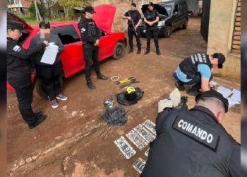 Desbarataron a una presunta banda dedicada al robo de cables en Oberá