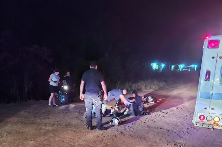 Tres motociclistas resultaron heridos en dos despistes registrados en Misiones