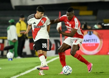 Copa Sudamericana: River resistió en Bogotá y definirá ante Independiente Santa Fe en el Monumental