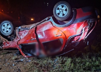 Grave despiste en la Ruta 14 dejó a tres jóvenes hospitalizados