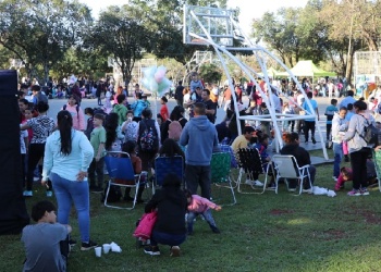 Cientos de chicos festejaron el Día del Niño en el Parque de la Ciudad
