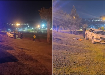 Cinco adolescentes iban en una camioneta que despistó en la Ruta 14: salieron ilesos