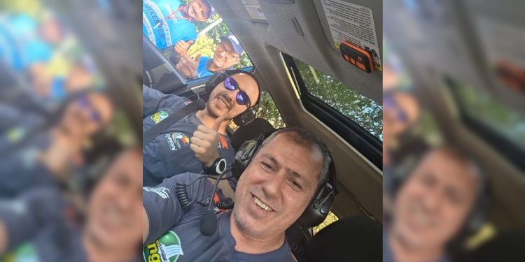 CONFORMES. Zarza y Espinola están listos para salir a competir.