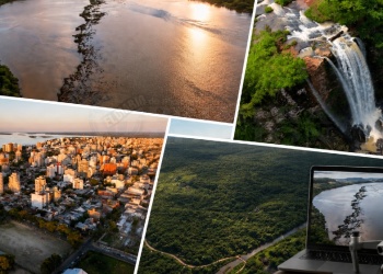 De las aulas al cielo: el profesor misionero que enseña Geografía con imágenes tomadas con su dron
