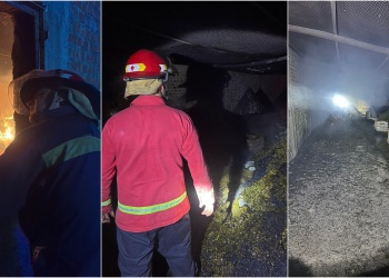Un incendio destruyó unas 20 toneladas de hoja de yerba mate en Campo Ramón