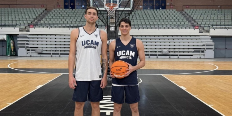 REFUERZOS. Will Falk y Juan Ignacio Marcos son las caras nuevas de Murcia.