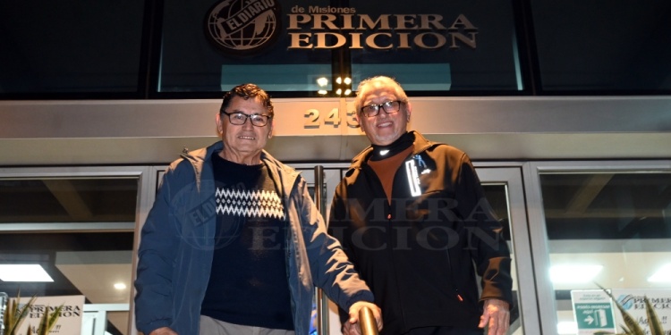 DESDE LOS INICIOS. Julio Ramón “Tuti” Pintos Y Ramón Oscar “Cacho” Sosa estuvieron y están ligados a la obra.