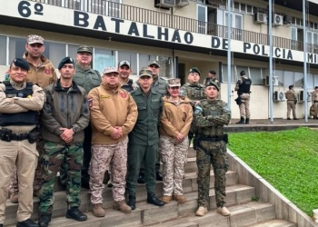 Policías del GOE de Misiones participaron de una exigente competencia de tiro en Brasil