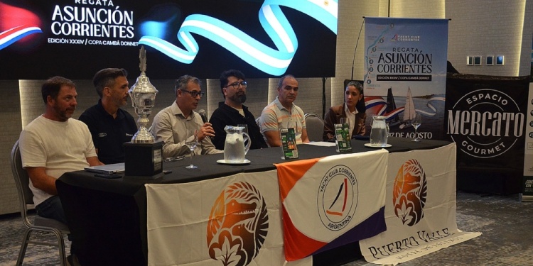 PRESENTACIÓN. Dirigentes y autoridades dieron detalles de la regata. / Gentileza A. Ramírez