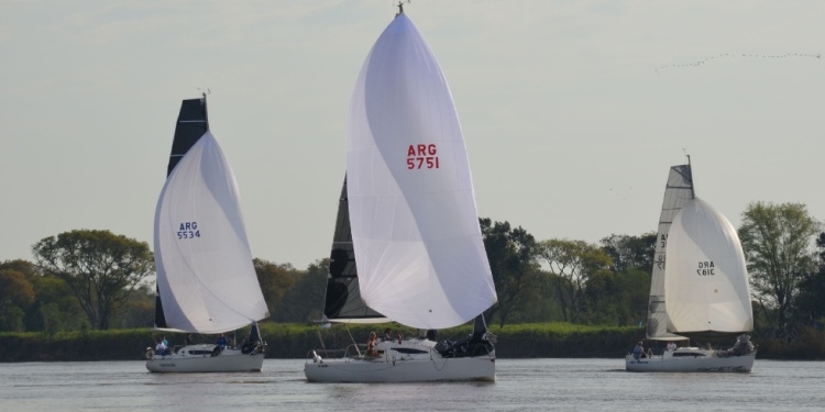 CON BUENOS VIENTOS. La regata se pudo correr con total normalidad./ Gentileza A. Ramírez