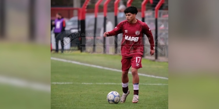 TODA LA ESTAMPA. Thiago Garay aporta su talento a la Reserva del “Grana”/ Foto gentileza C. Reble