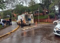 Un motociclista resultó herido tras chocar contra un remís en Oberá