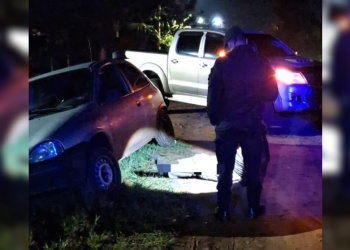 Despistó con su auto en Alem y el test de alcoholemia dio 1,86 g/L