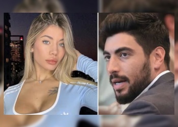Revelan un nuevo video de la salida de la influencer del departamento de Facundo Moyano