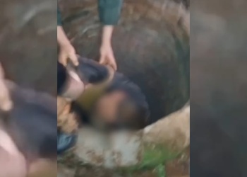 Rescatan a un hombre que cayó a un pozo de 15 metros en Azara