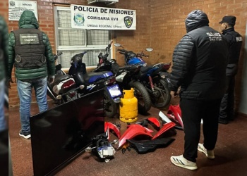 Posadas: un robo de moto destapó un presunto desarmadero