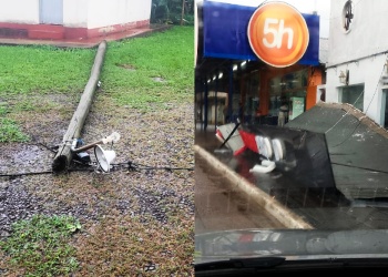 Tornado habría golpeado a El Soberbio: familias afectadas, voladura de techos y cortes de luz