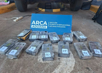 Intentó cruzar el Puente Posadas-Encarnación con más de 13 kilos de cocaína