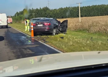 Tres muertos en un choque frontal sobre la Ruta 12 cerca de Ituzaingó